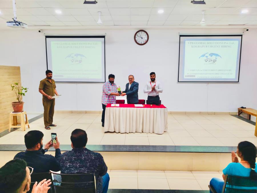 Campus Placement Drive of VPB GLOBAL SOLUTION